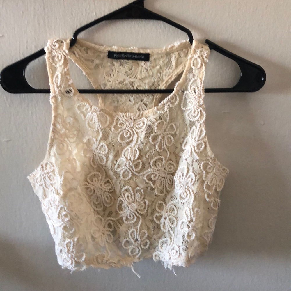 Lace halter